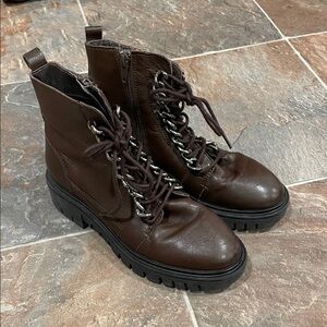 Brusque Brown Leather Women's Boots